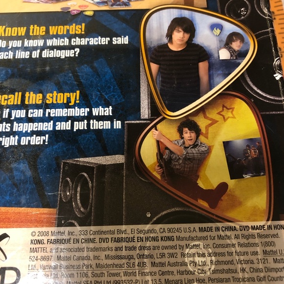 Disney Camp Rock DVD Mattel Board Game 2008 New - Picture 3 of 10